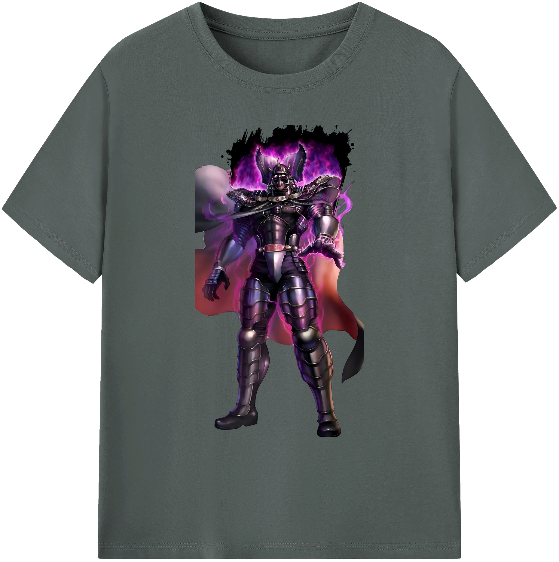 （画像用） 北斗の拳 Fist of the North Star 綿100％ メンズ半袖Tシャツ｜肌触りやわらか＆通気性